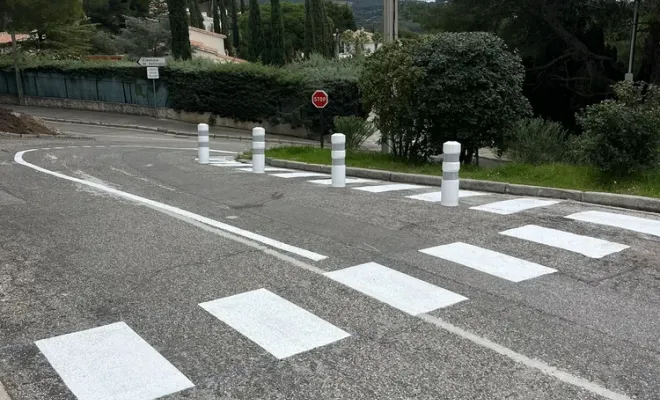 marquage signalisation routiere 83 13 pour copropriété, Toulon, MSR83.13
